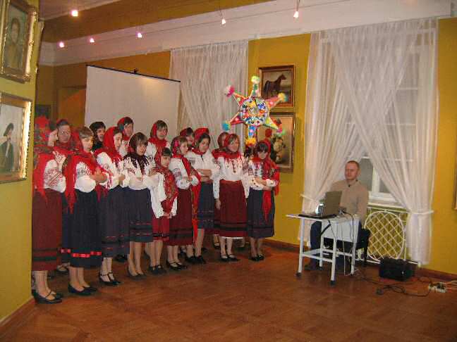 Prezentacja projektu „Hiłoczka – cztery pory roku” w Ratuszu w Białymstoku 12.02.2007