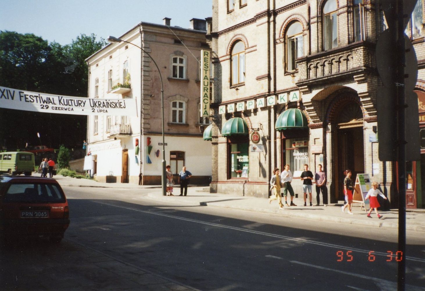Wyjazd na XIV Festiwal Kultury Ukraińskiej Przemyśl czerwiec 1995 r