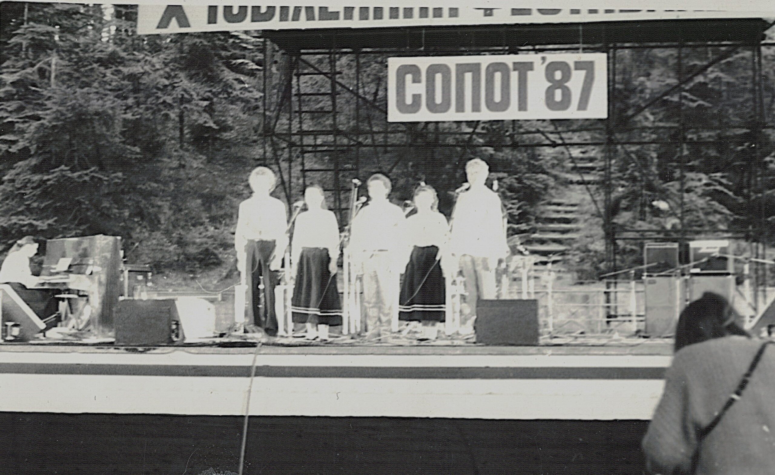 „Ranok” z Białegostoku na X Festiwalu Kultury Ukraińskiej w Sopocie – VII.1987 r.